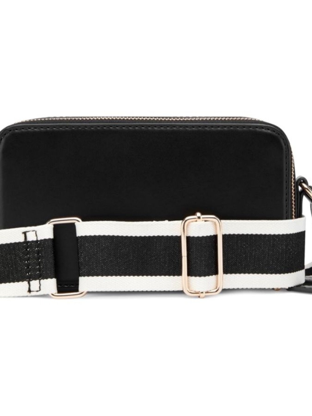 Guess Black Crossbody Bag with Gold Script Logo - Picture 2 of 4